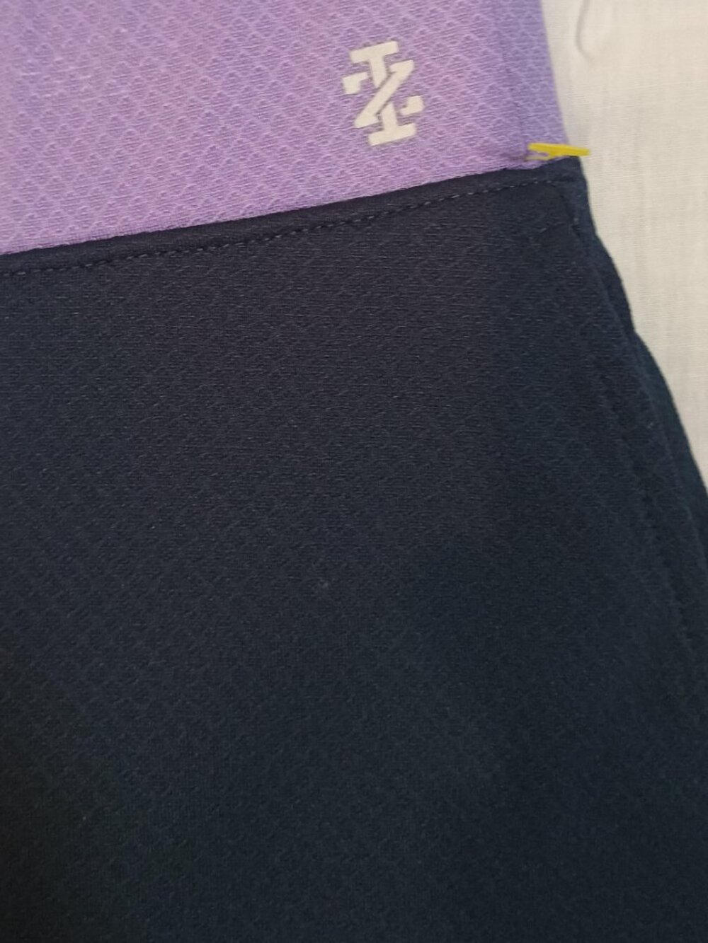 Izod Golf/Skort/Womens M/Navy White Colorblock Tennis Pickleball Athleisure Chic - Picture 4 of 9